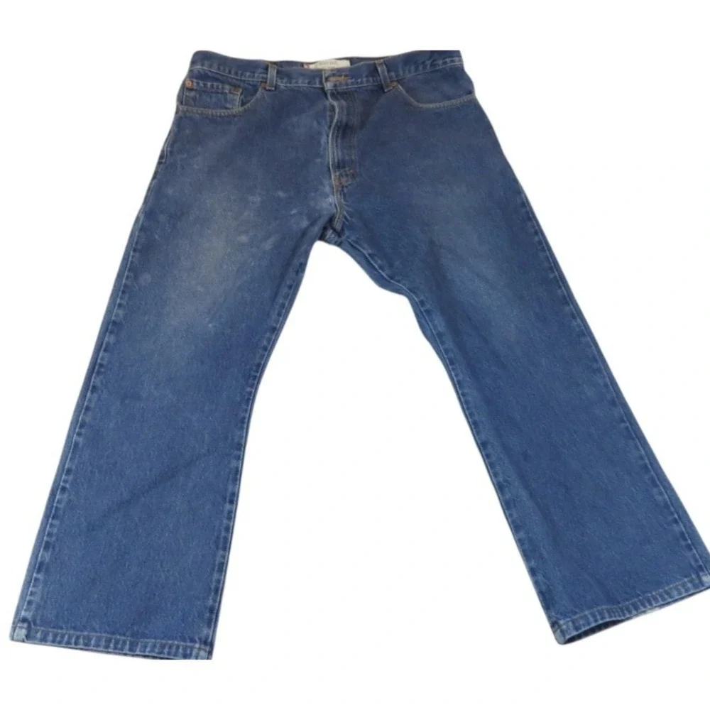 Y2K‎ Levi's 517 Bootcut Jeans Men 38x29 Blue Denim Classic Fit Med Wash Revival
